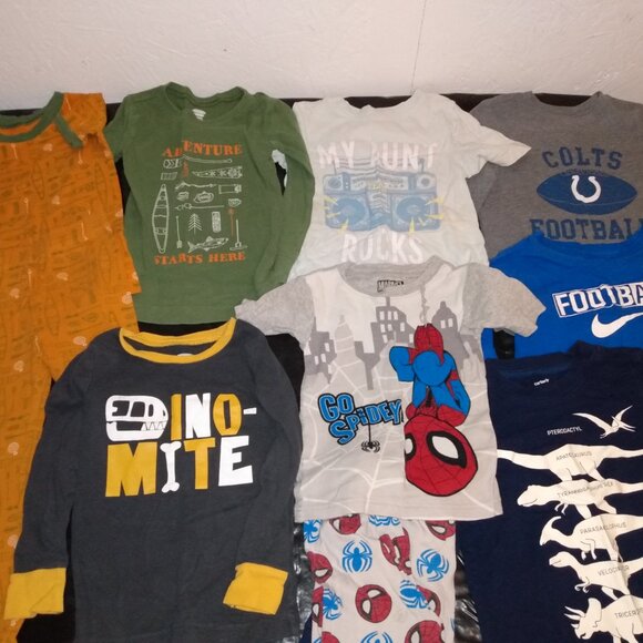 Toddlers Shirts & pajamas Bundle size 4t - Picture 1 of 5